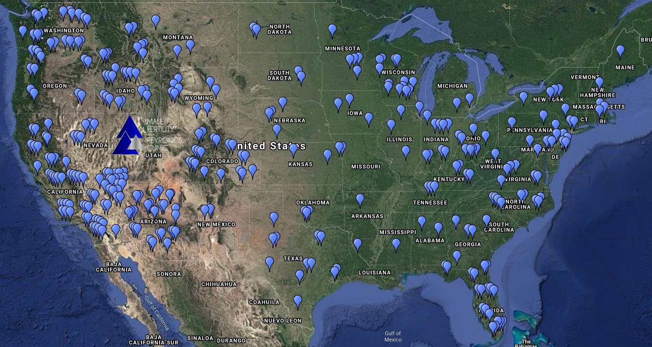 US patient Map US patient Map